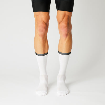 Fingerscrossed Ring Socks White Black