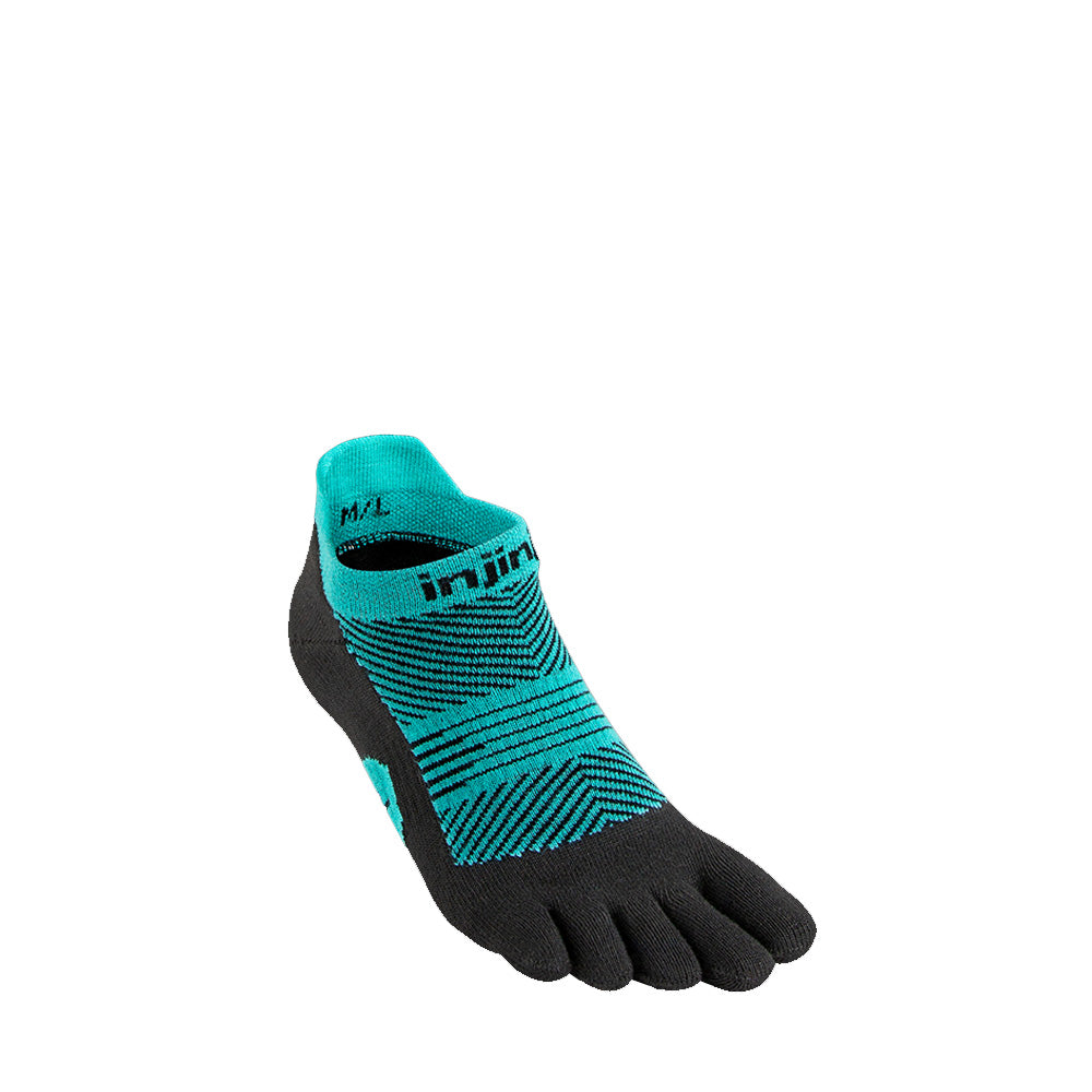 Injinji Womens Specific Run Lightweight No Show Socks Jewel