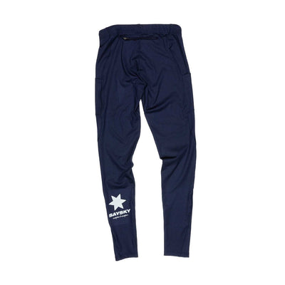 Saysky Eco Combat Tights Maritime Blue Embossed