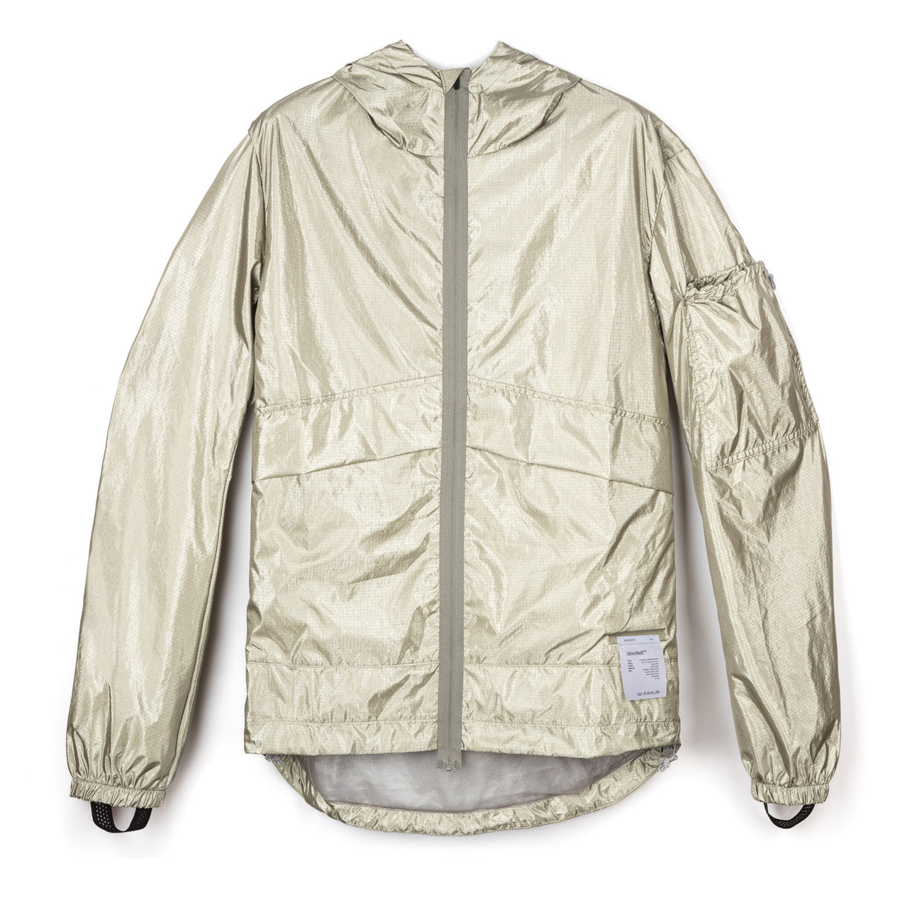 Satisfy Running Silvershell Packable Windbreaker Vetiver