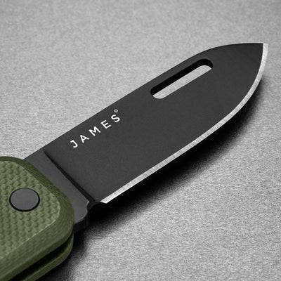 The James Brand The Elko Taschenmesser OD Green Black G10
