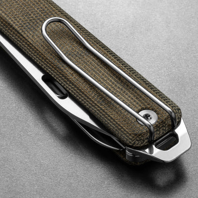 The James Brand The Ellis Taschenmesser Scissors OD Green Stainless Micarta