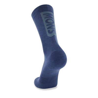 Mons Royale Atlas Crew Sock Dark Denim