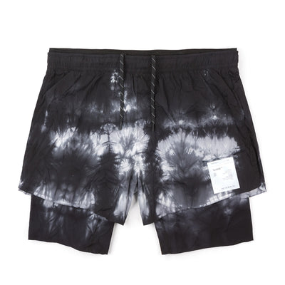 Satisfy Running Techsilk 8 Shorts Black Batik