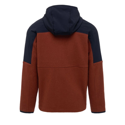 Cotopaxi Abrazo Hooded Full Zip Fleece Jacket Herren Black Rust