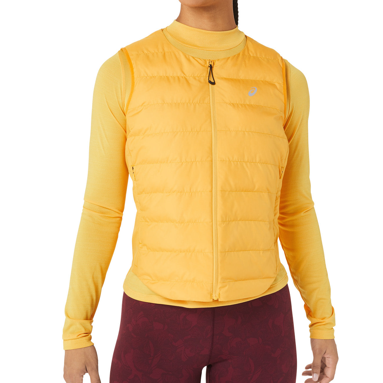 Asics Runkoyo Padded Vest Damen Tiger Yellow