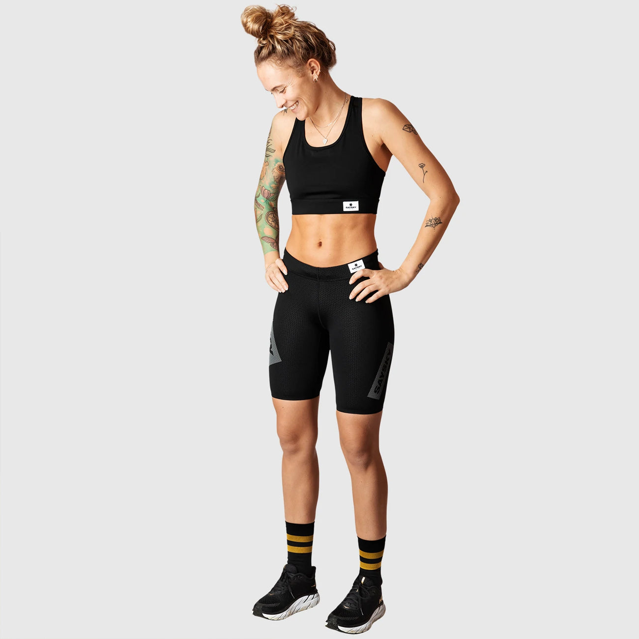 Saysky Eco Combat Sports Bra Black