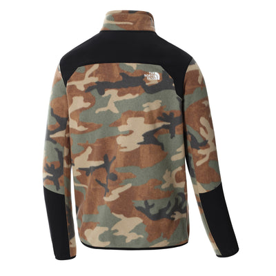 The North Face M Glacier Pro Full Zip Jacket Herren TNF Camo Print TNF Black