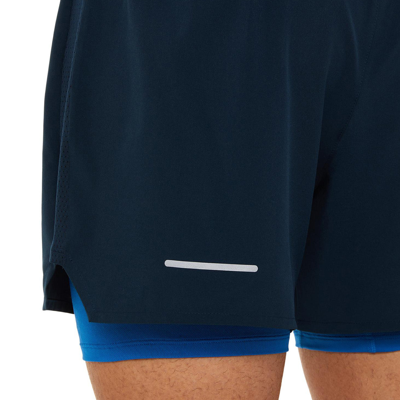 Asics Road 2-N-1 5In Short Herren French Blue Lake Drive