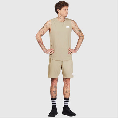 Saysky Logo Motion Tank Beige