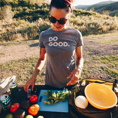 Cotopaxi Do Good T-Shirt Damen Heather Grey