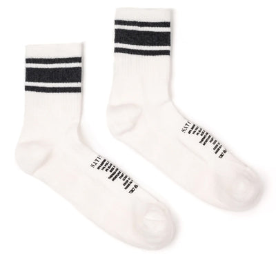 Satisfy Running Merino Tube Socks White