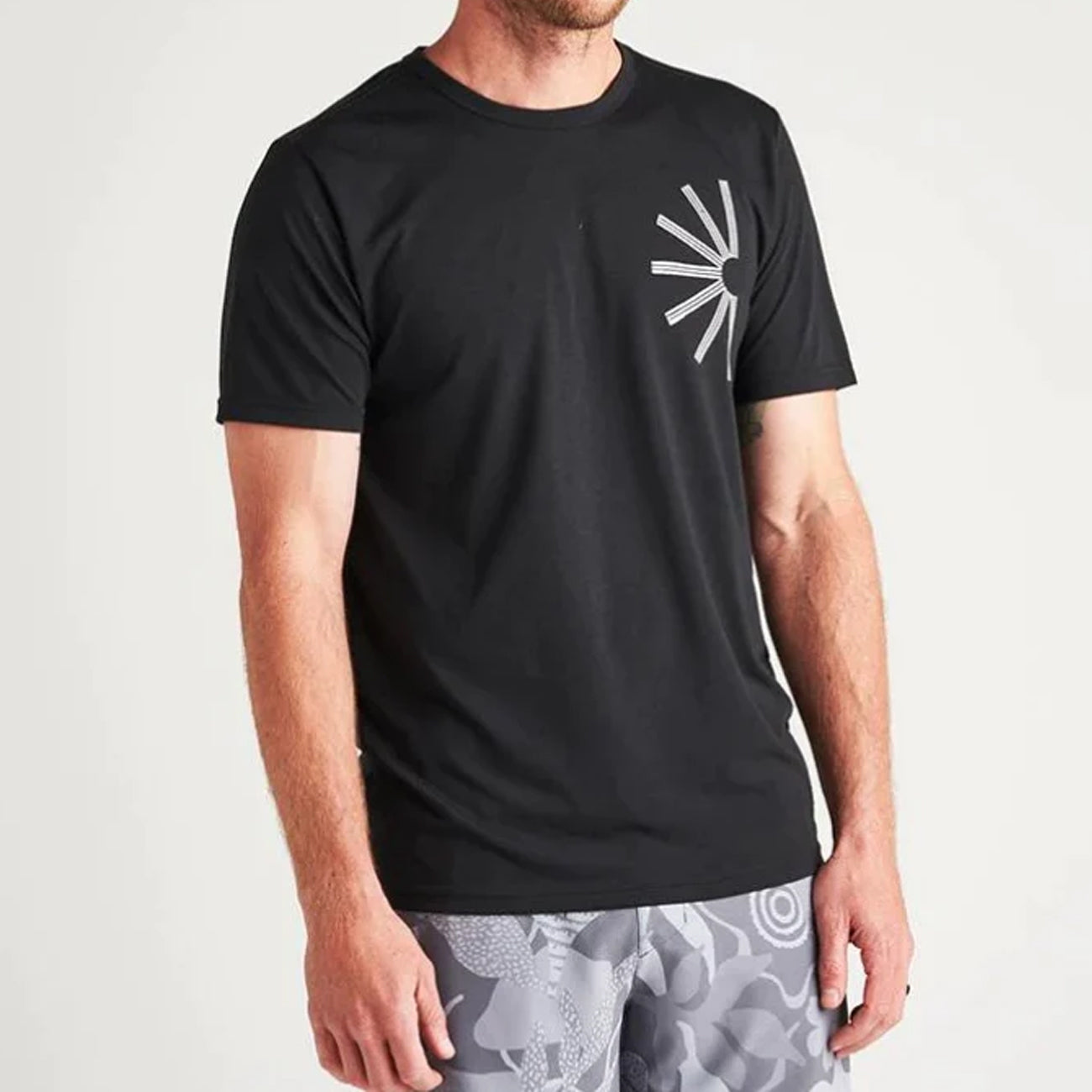 Roark Run Amok Mathis Knit Chaos SS Tee Herren Black
