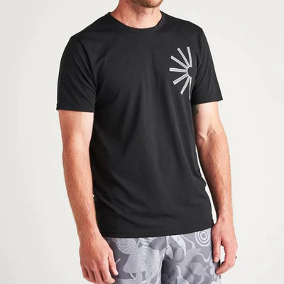 Roark Run Amok Mathis Knit Chaos SS Tee Herren Black