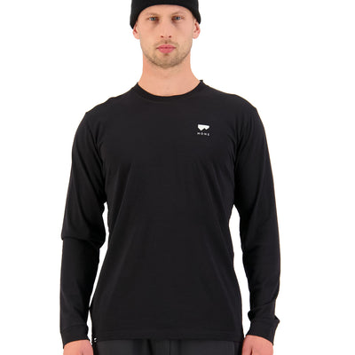 Mons Royale Mens Icon Longsleeve Herren Black