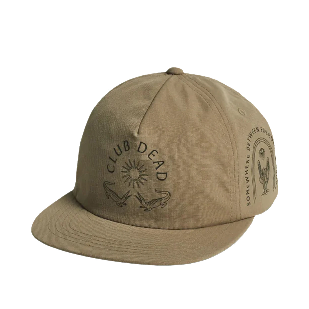 Roark Run Amok Club Muerto 5 Panel Cap Bronze