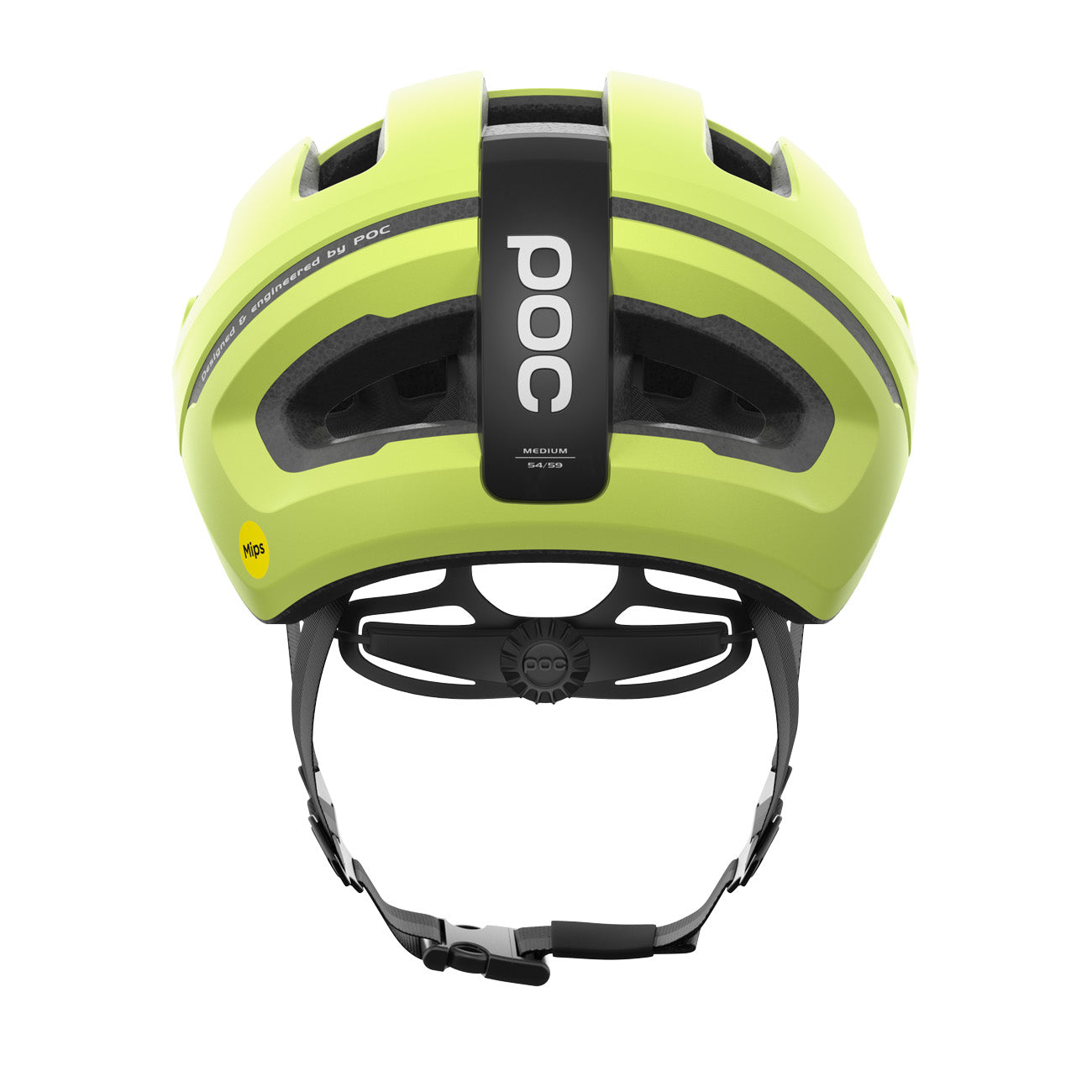POC Omne Air MIPS Fahrrad Helm Lemon Calcite Matt