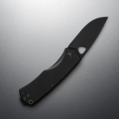 The James Brand The Folsom Taschenmesser Black Black G10 Straight