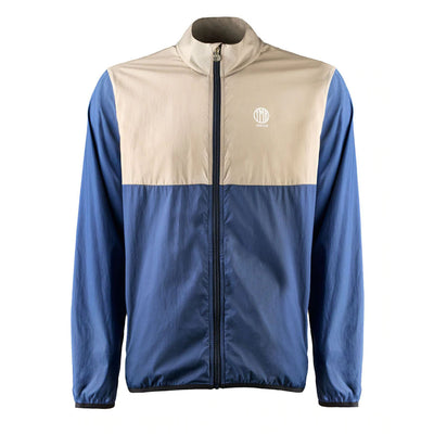 YMR Track Club Torekov Jacket Herren Earth Grey Off White