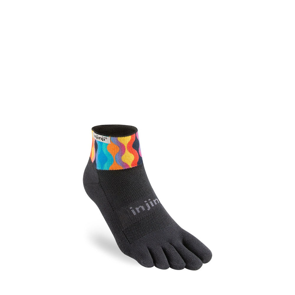 Injinji Trail Midweight Mini Crew Socks Lava