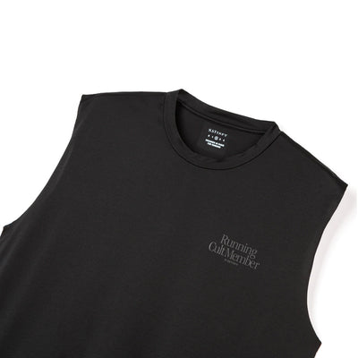 Satisfy Running Auralite Muscle Tee Black