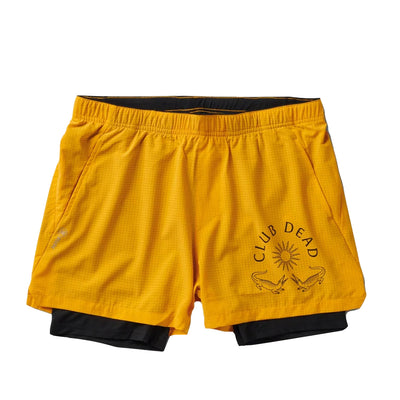 Roark Run Amok Bommer Short 3.5" Herren Gold