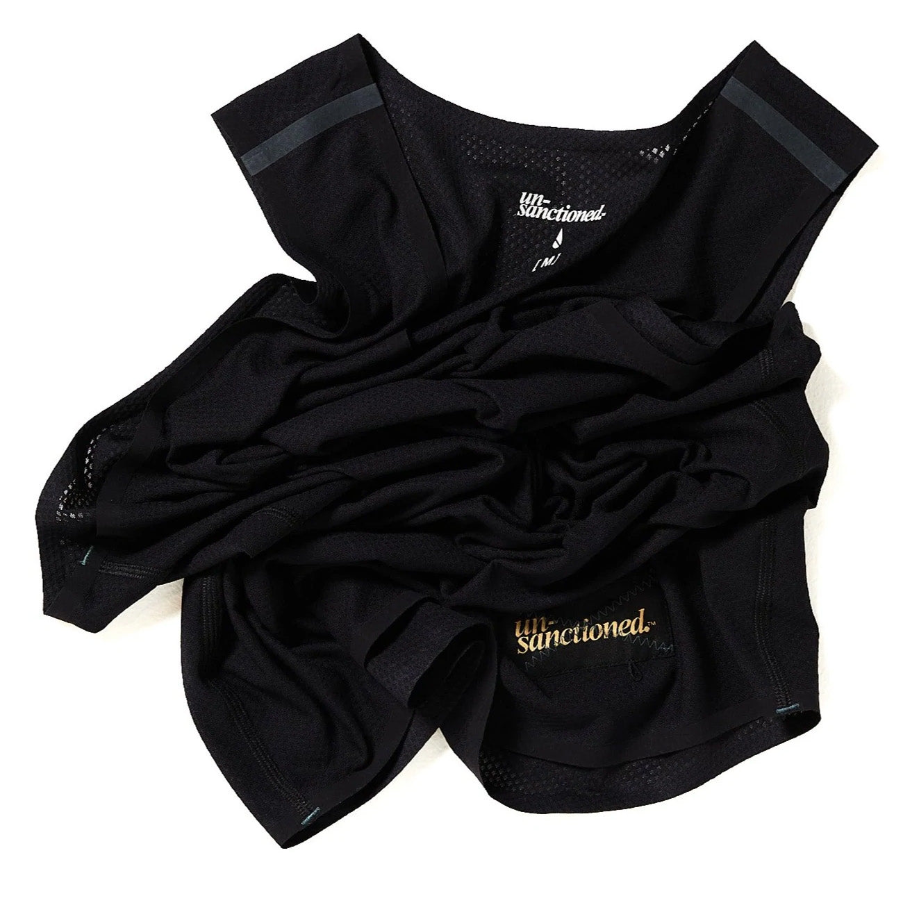 un-sanctioned running Un-Race Singlet Black