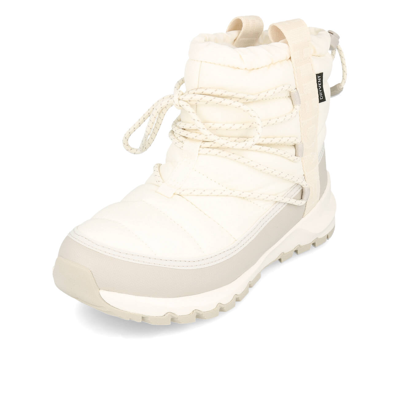 The North Face W Thermoball Lace Up WP Damen Gardenia White Silver Grey