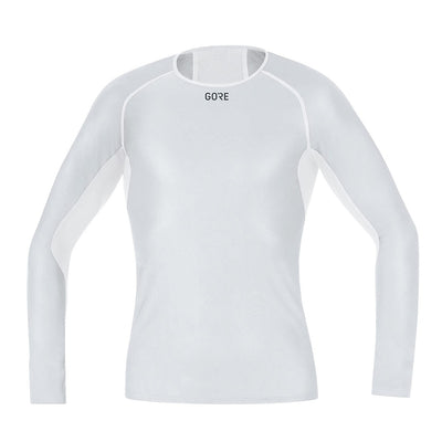Gore Wear Gore Windstopper Base Layer Long Sleeve Shirt Herren Light Grey White