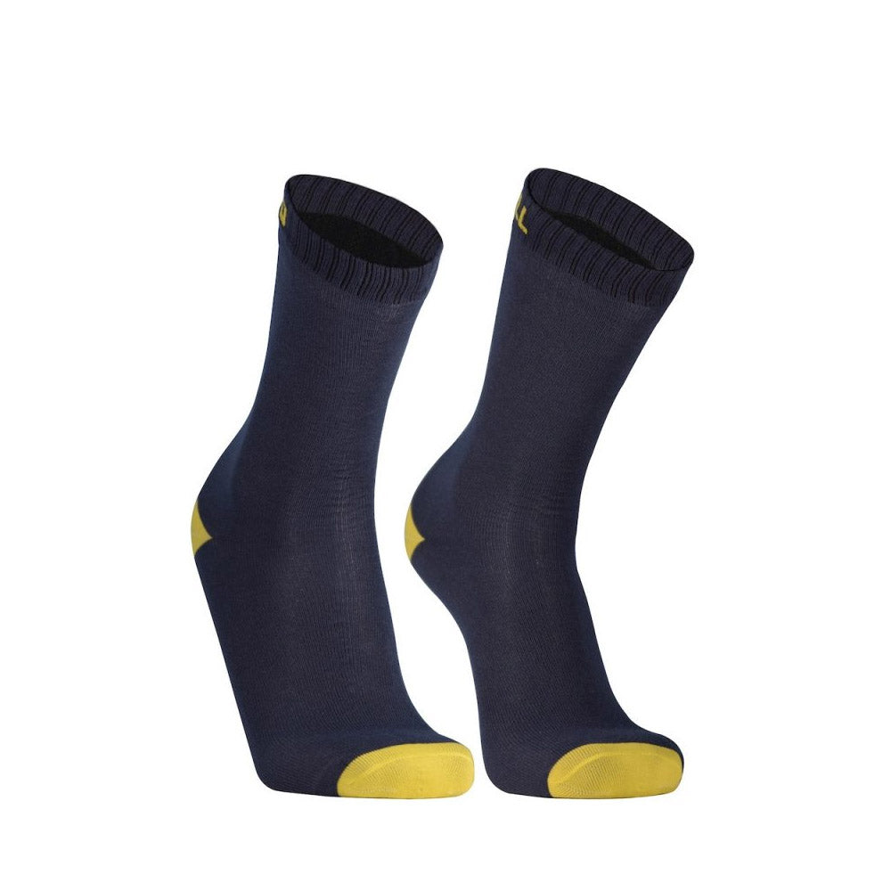 DexShell Ultra Thin Crew Socks Navy Lime