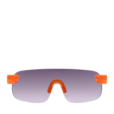 POC Elicit Sunglasses Fluorescent Orange Translucent Violet Gold Mirror