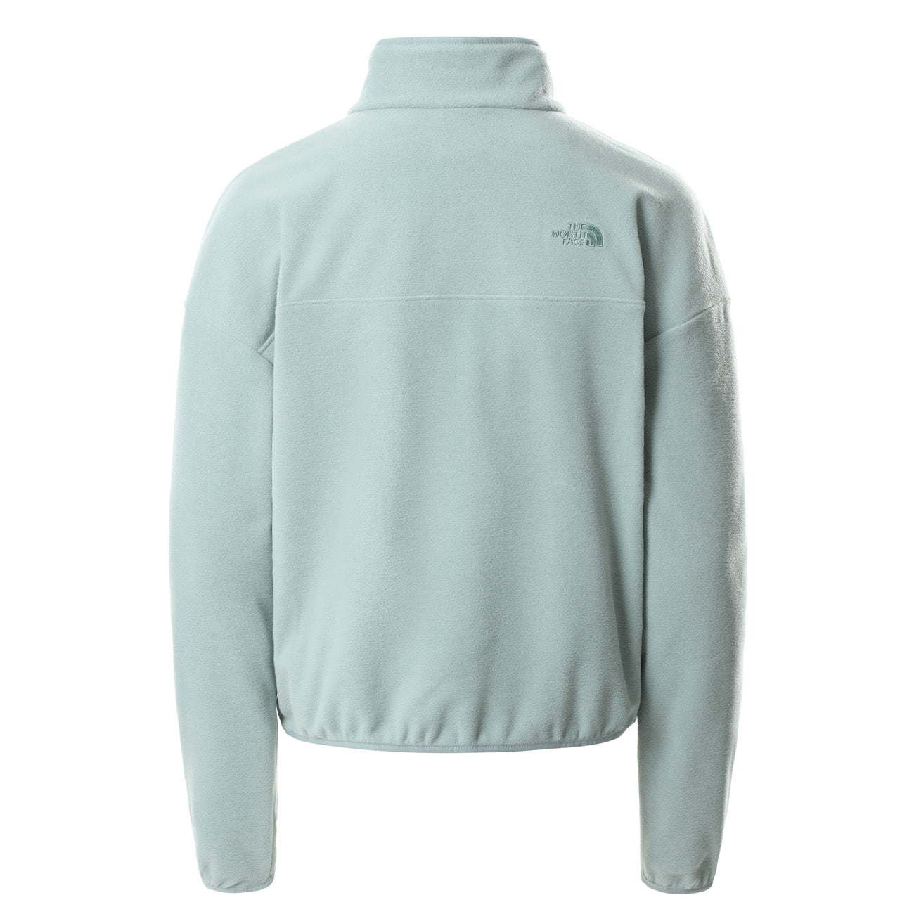 The North Face W TKA Glacier Crop Fleece Sweatshirt Damen Silver Blue