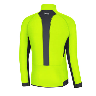 Gore Wear R3 Partial Gore Windstopper Shirt Herren Neon Yellow Black