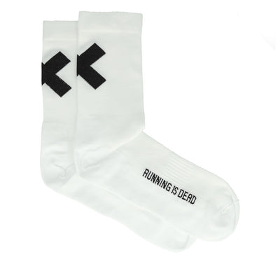 Running is Dead Running Socks X D3 White