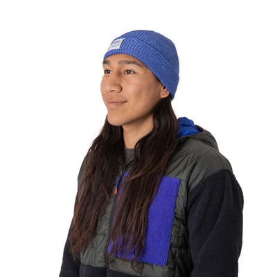 Cotopaxi Wharf Beanie Heather Blue Violet