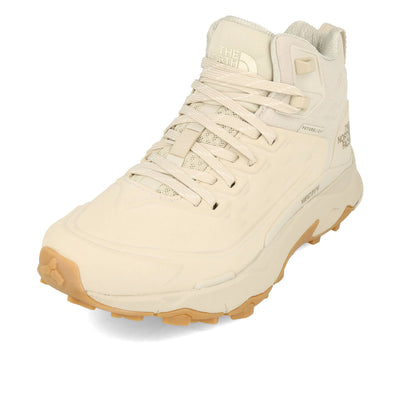 The North Face W Vectiv Exploris Mid Futurelight Leather Damen Sandstone Gardenia White