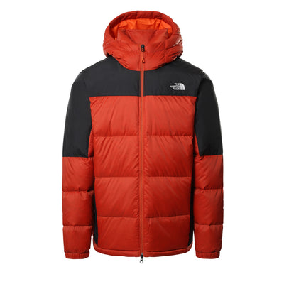 The North Face M Diablo Down Hoodie Jacket Herren Burnt Ochre TNF Black