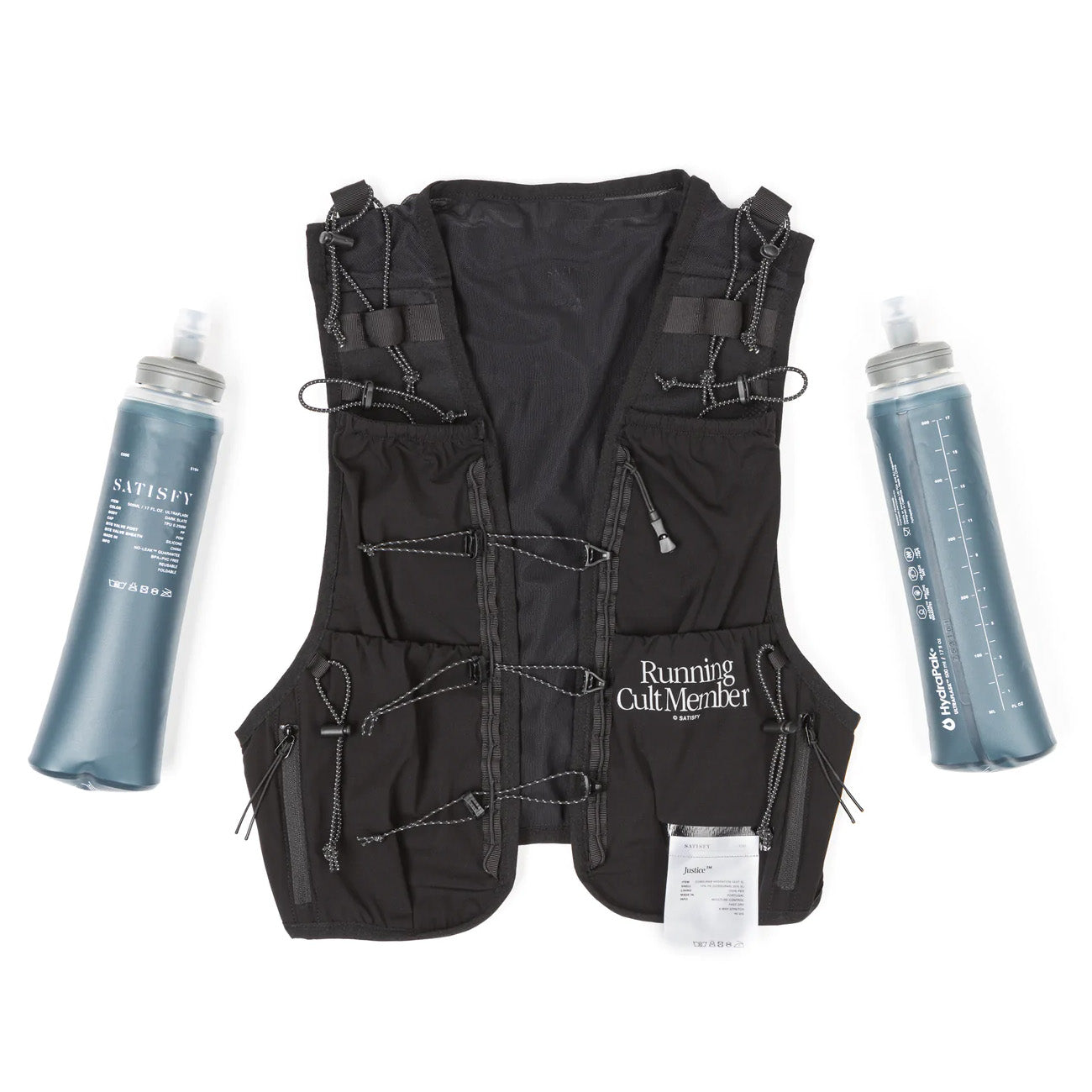 Satisfy Running Justice Cordura Hydration Vest 5L Black