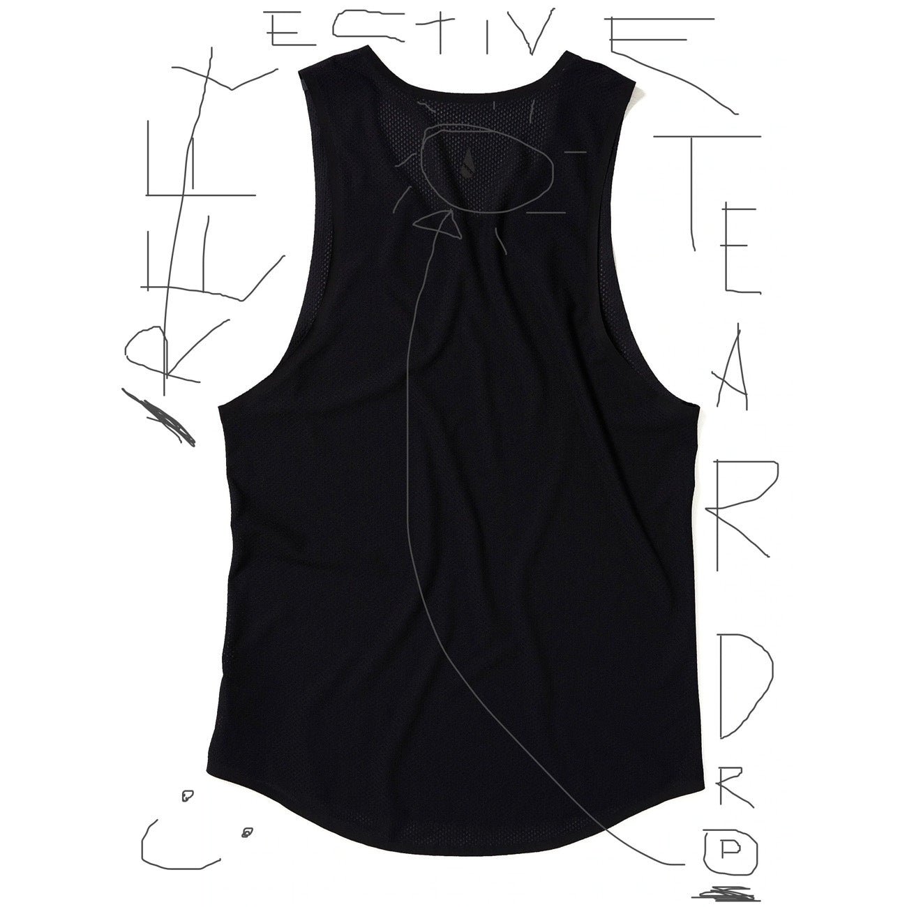 un-sanctioned running Un-Race Singlet Black