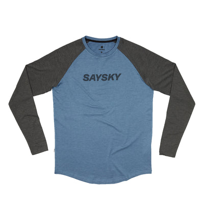 Saysky Logo Pace Longsleeve Blue