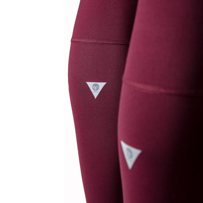 YMR Track Club Änggården Men’s Tights Herren Wine Red