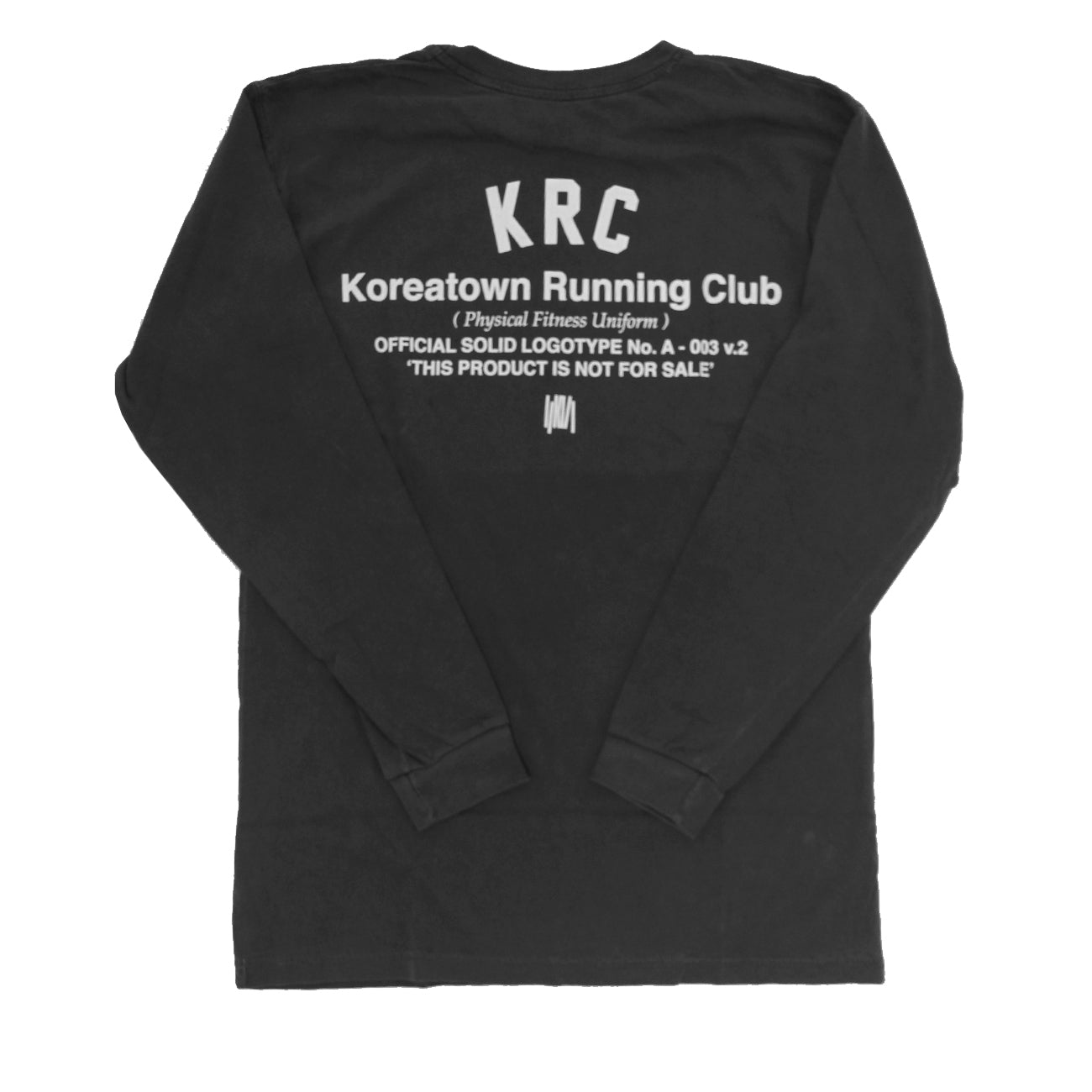 Koreatown Run Club KRC NFS Longsleeve Grey
