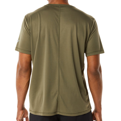 Asics Fujitrail Logo SS Top Mens T-Shirt Mantle Green