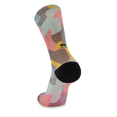 Mons Royale Atlas Crew Sock Digital Mixed Camo