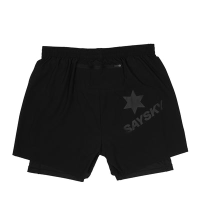 Saysky Pace 2 in 1 Shorts 5" Black