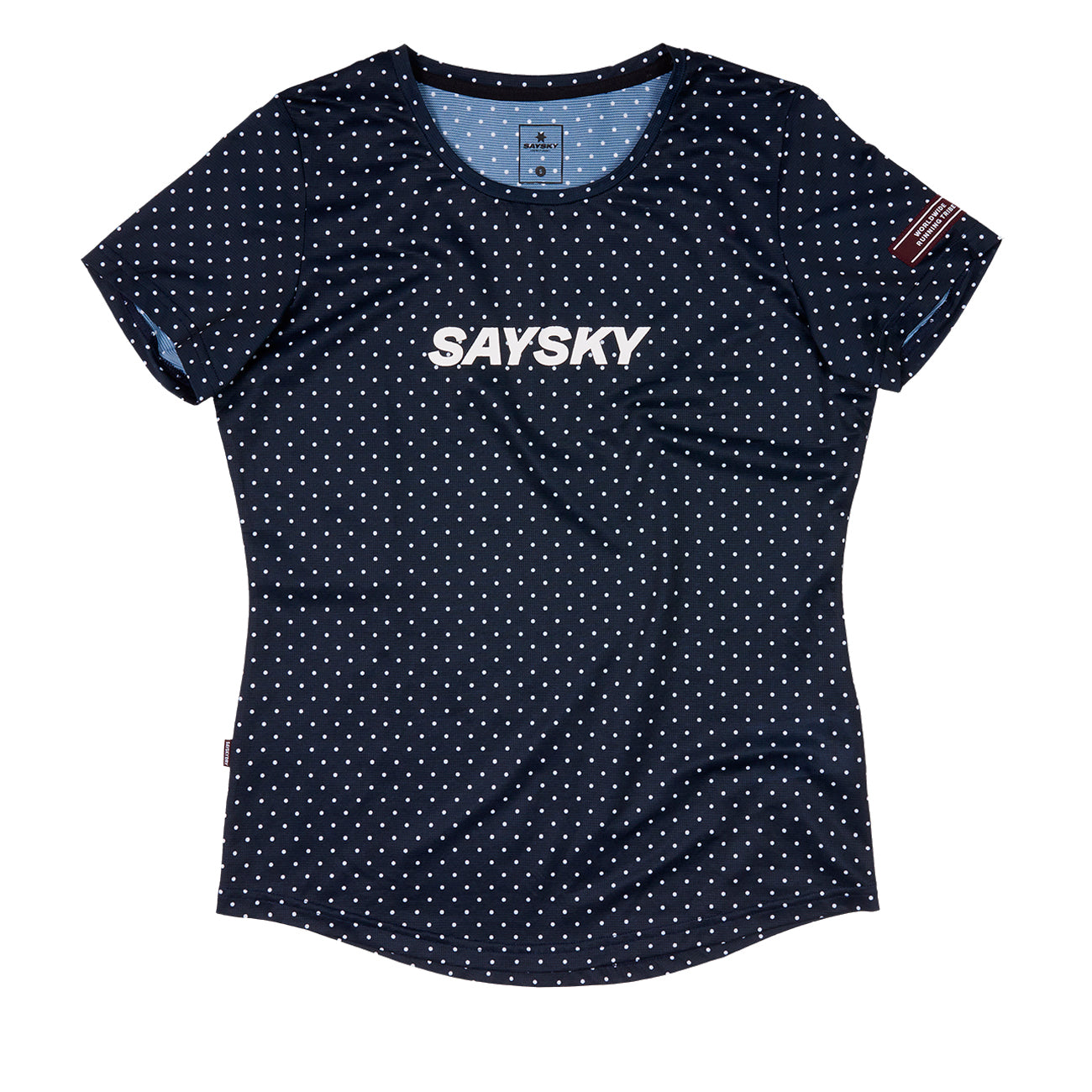 Saysky Wmns Polka Combat T-Shirt Damen Sky Captain Polka Dot