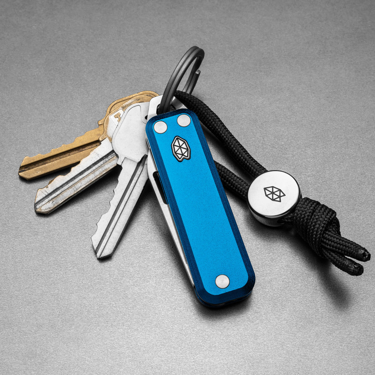 The James Brand The Elko Taschenmesser Cerulean Stainless Aluminum