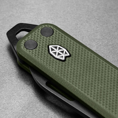 The James Brand The Elko Taschenmesser OD Green Black G10