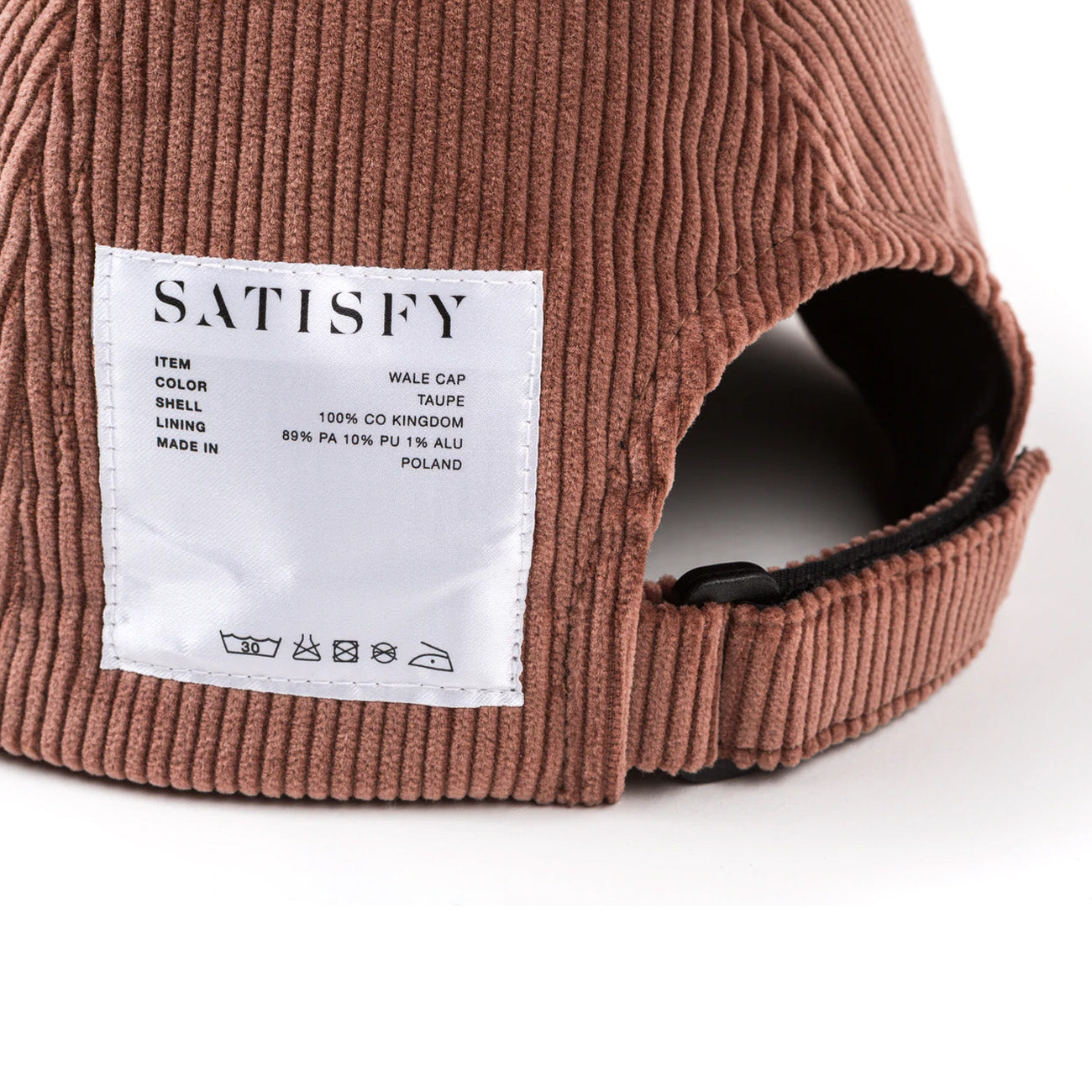 Satisfy Running Wale Cap Taupe