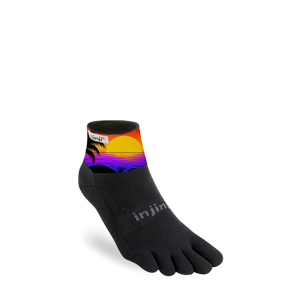 Injinji Trail Midweight Mini Crew Socks Oasis